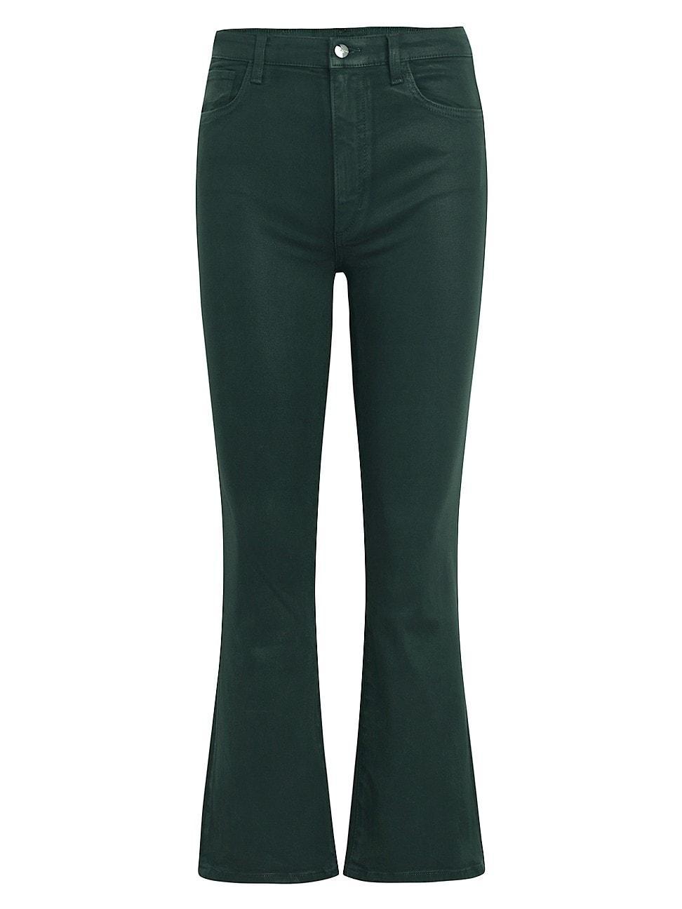 Joes Jeans The Callie High Rise Coated Jeans in Black Product Image