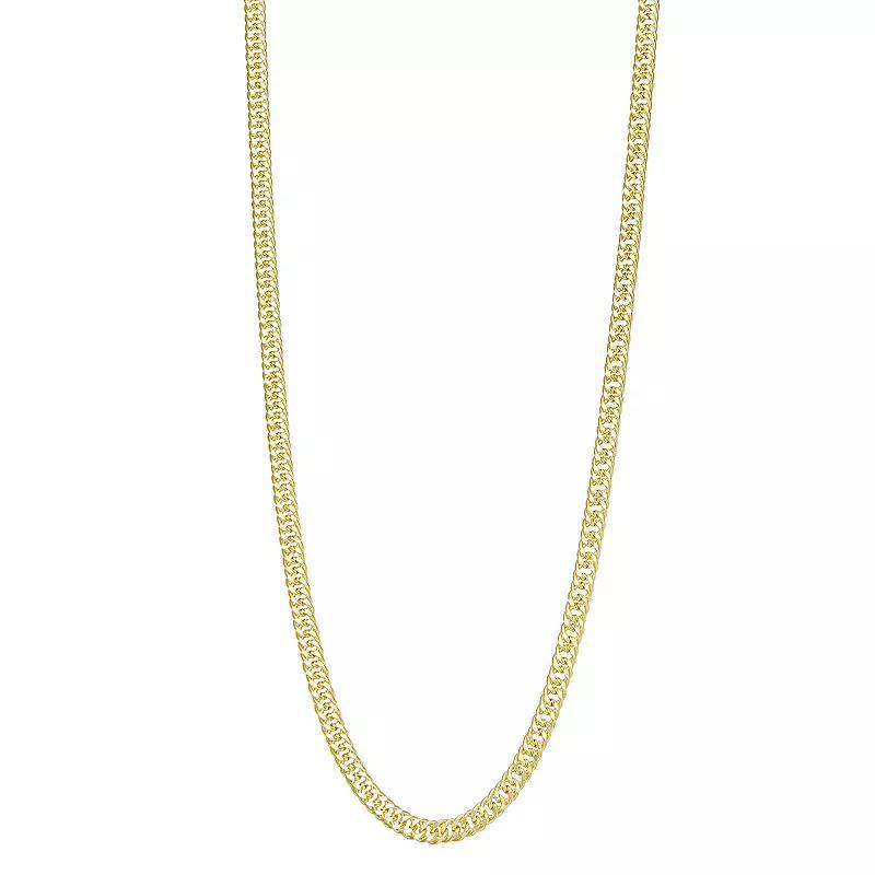 Jordan Blue Mens 14k Gold Miami Cuban Curb Chain Necklace Product Image