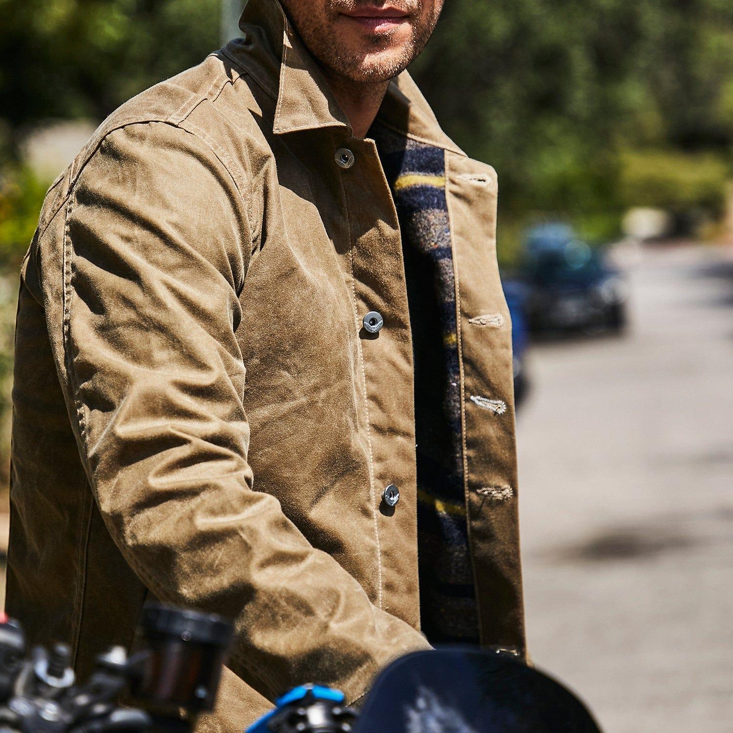 Supply Jacket - Blanket Lined Waxed Tan Ridgeline Product Image