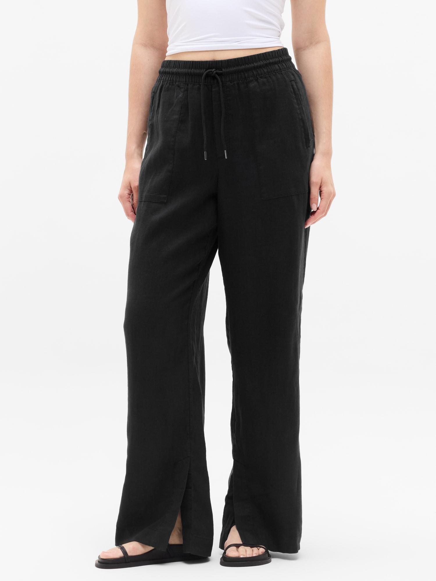 Retreat Linen High Rise Wide Leg Pant Product Image