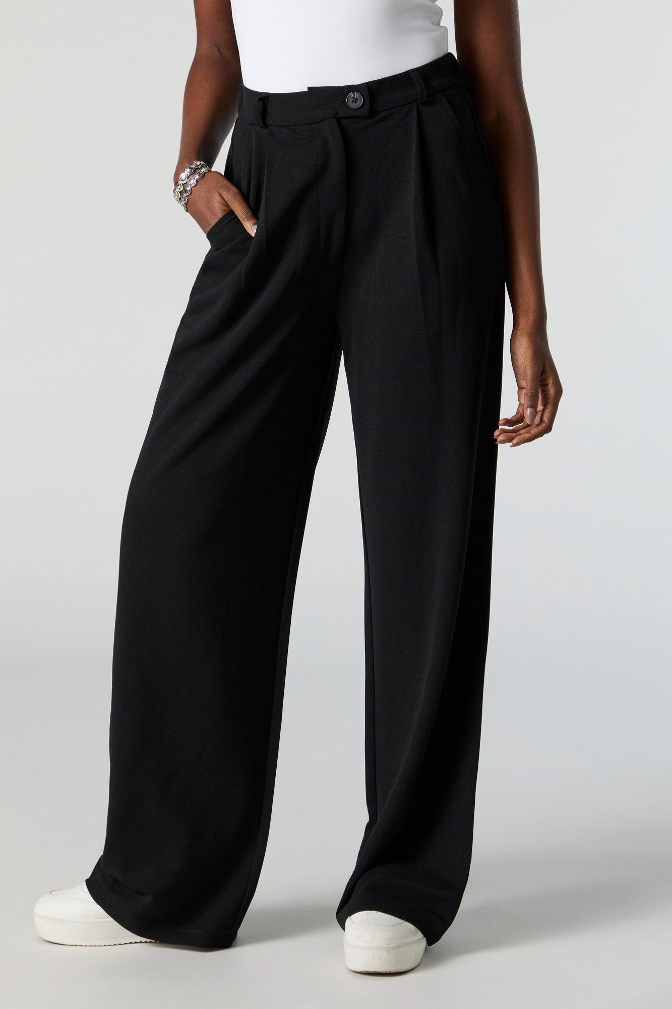 Crepe Straight Leg Dress Pant Female Product Image