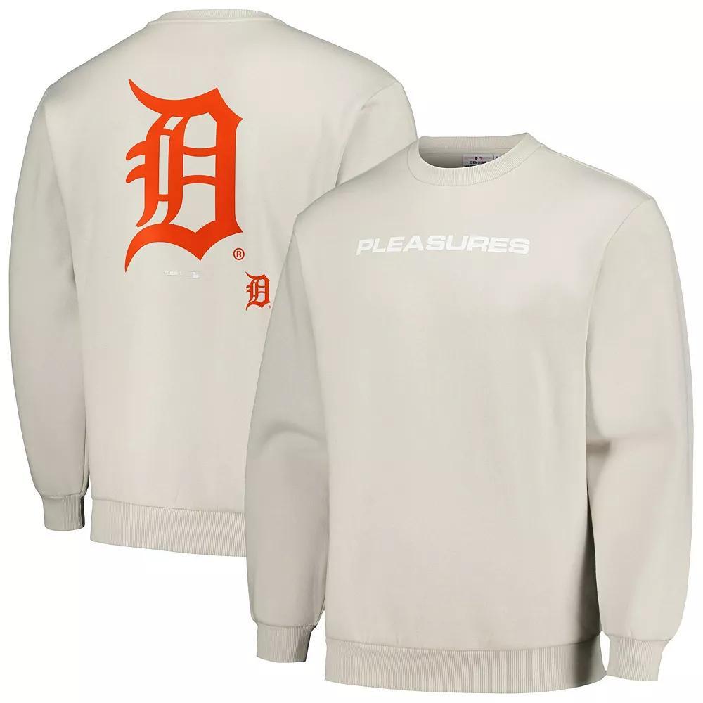 Men's Gray Detroit Tigers Ballpark Pullover Sweatshirt, Size: Small, Grey Product Image