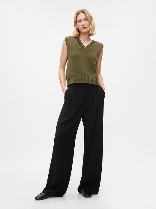 Oversized Sweater Vest Product Image