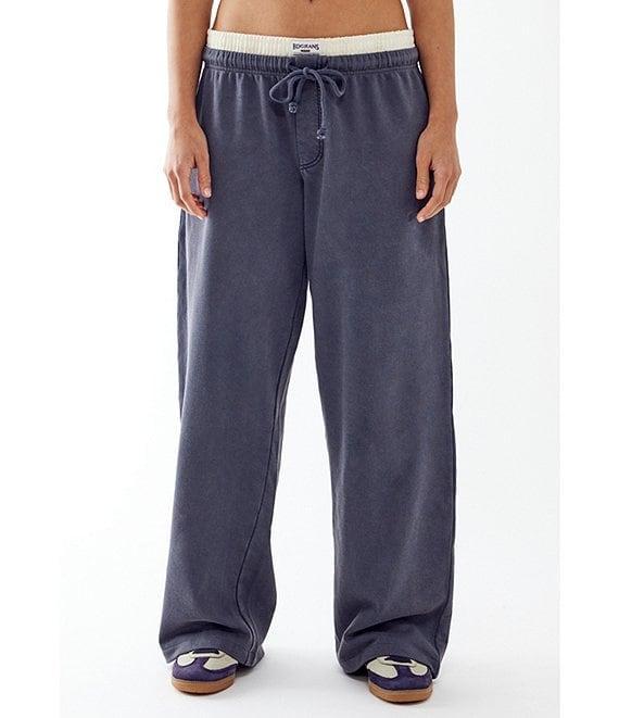 BDG Urban Outfitters Wide Leg Fleece Jogger Pants Product Image