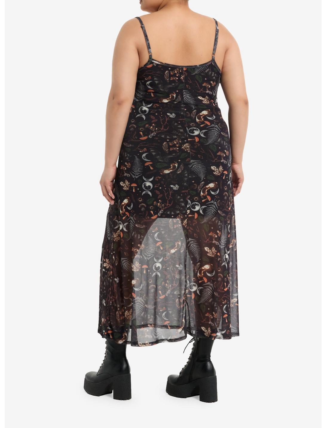 Thorn & Fable Celestial Woodlandcore Maxi Dress Plus Size Product Image
