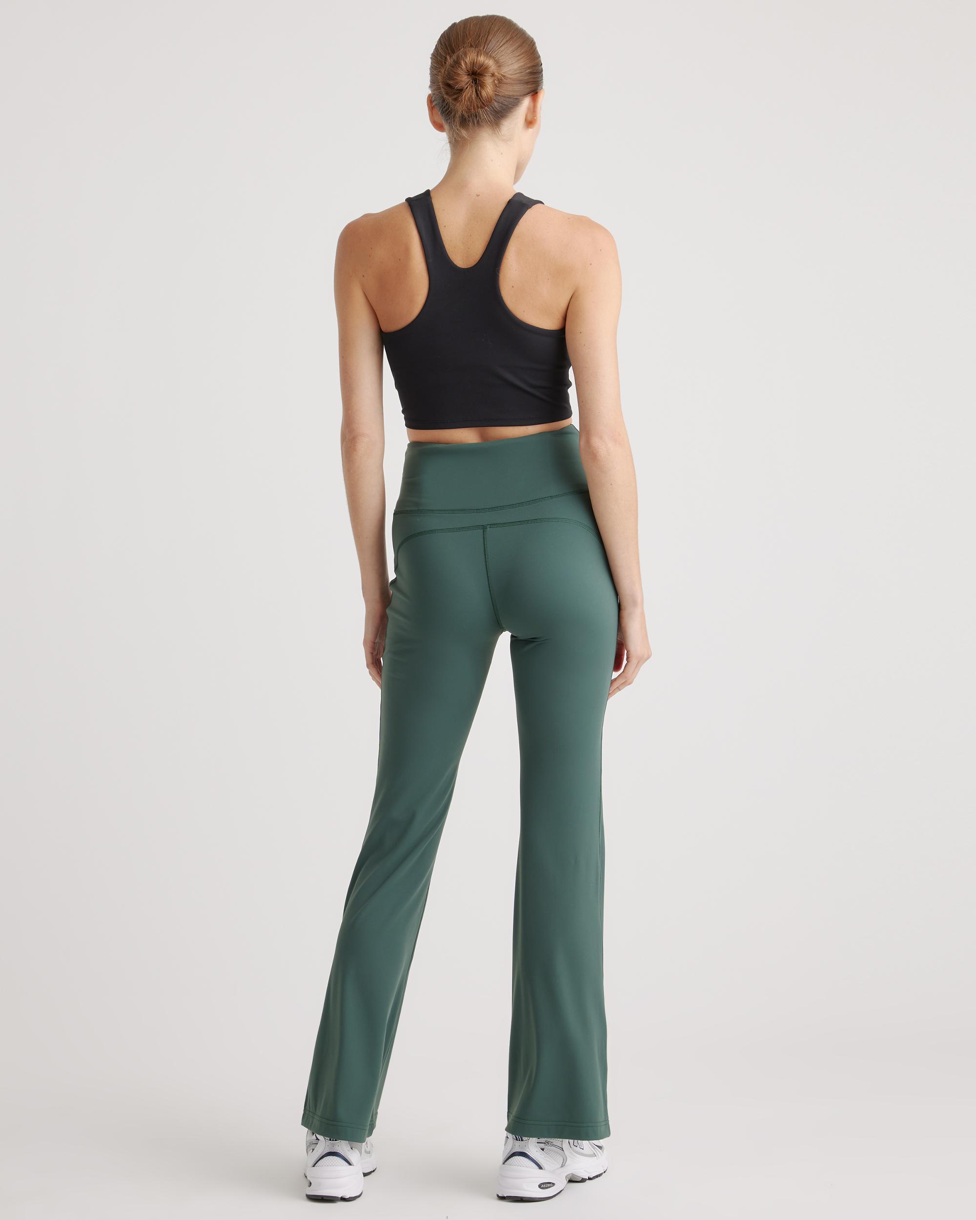 Quince | Women's Ultra-Form High-Rise Flared Pants Nylon/Spandex Product Image