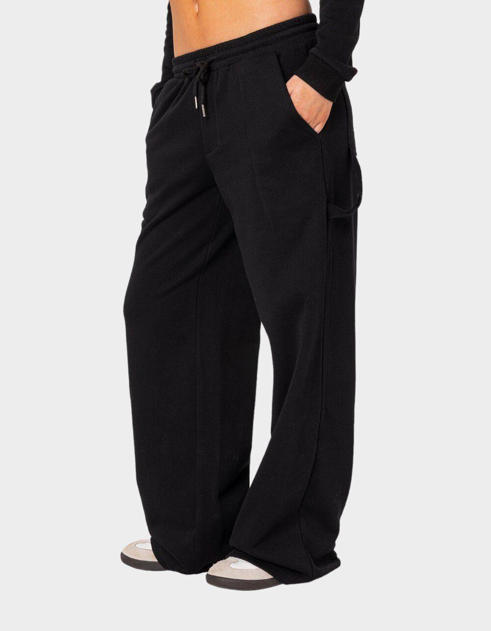 EDIKTED Annalise Straight Leg Sweatpants Product Image