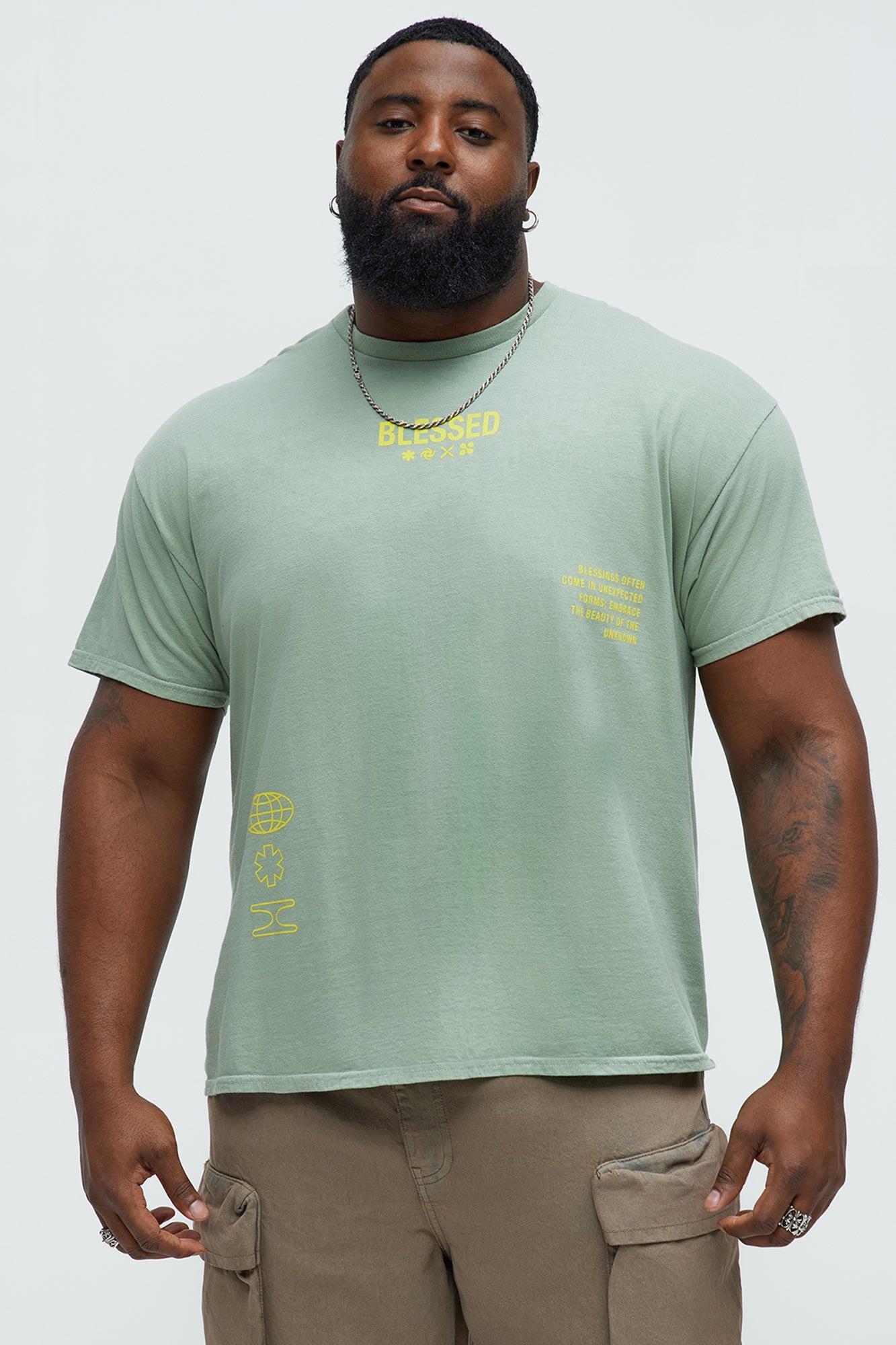 Always Blessed Short Sleeve Tee - Green Product Image
