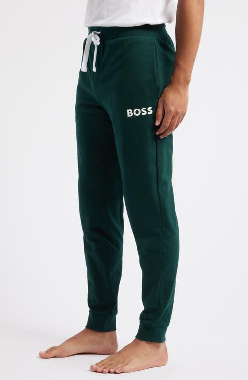 Boss Ease Cotton Logo Print Joggers Regular Fit Product Image