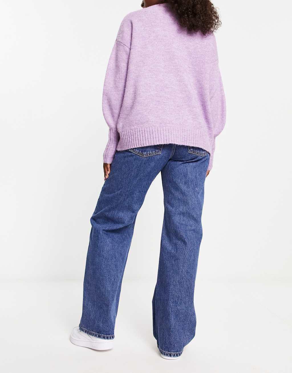 Monki Noaki low rise loose fit jeans Product Image