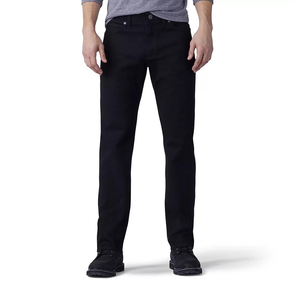 Big & Tall Lee® Extreme Motion Relaxed Straight Jeans, Men's, Size: 46X32, Black Product Image