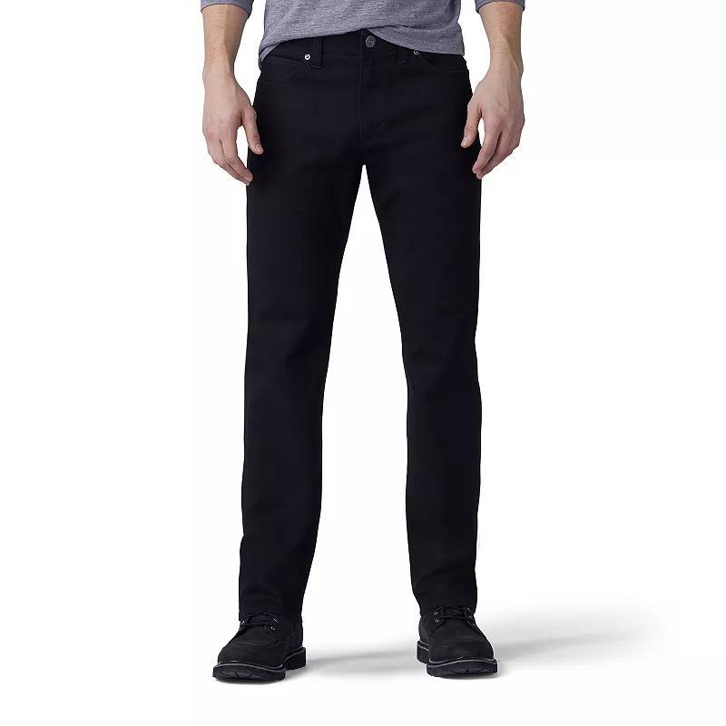 Big & Tall Lee® Extreme Motion Relaxed Straight Jeans, Men's, Size: 46X32, Black Product Image