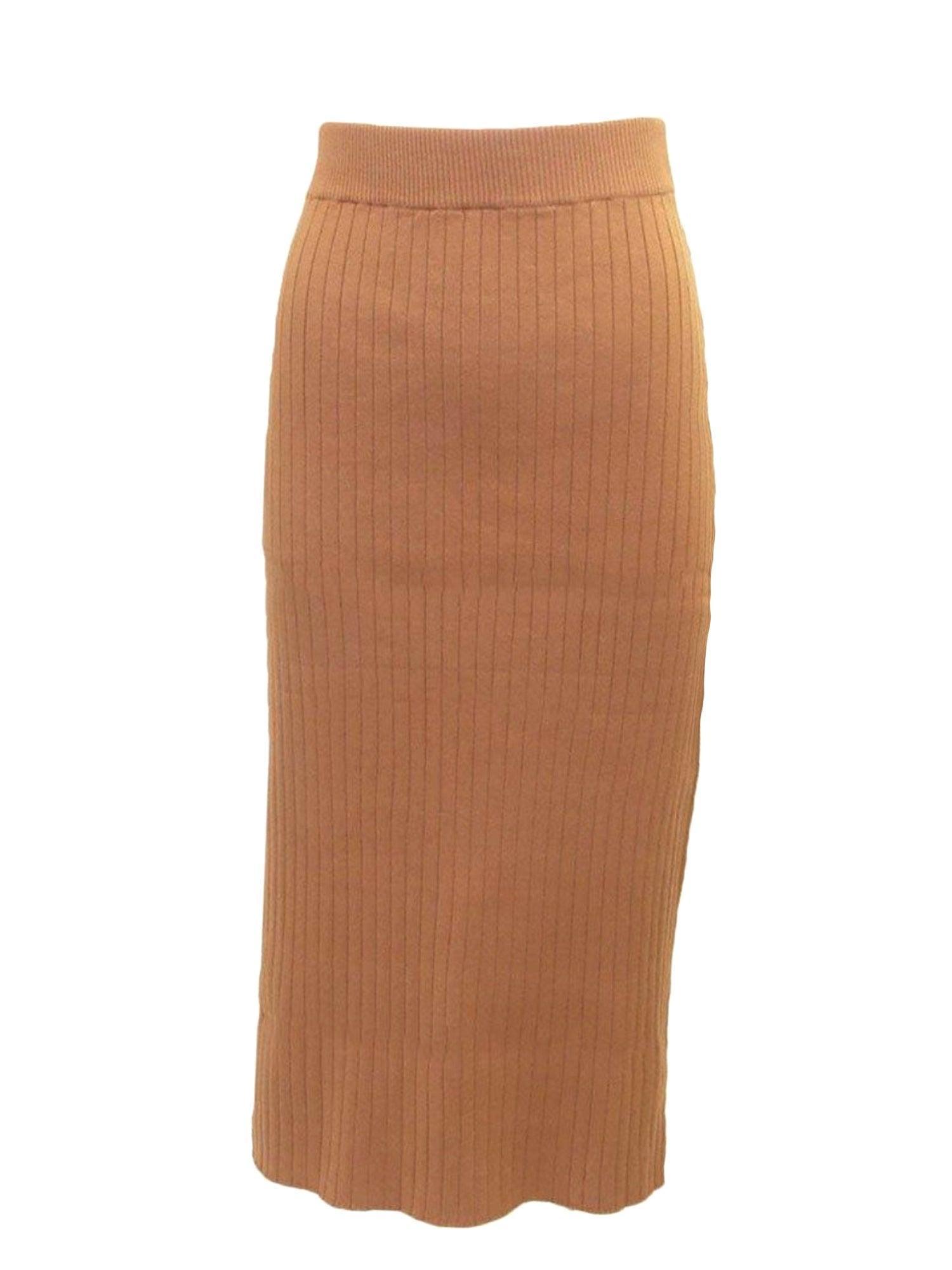 24/7 Ribbed Midi Skirt Product Image