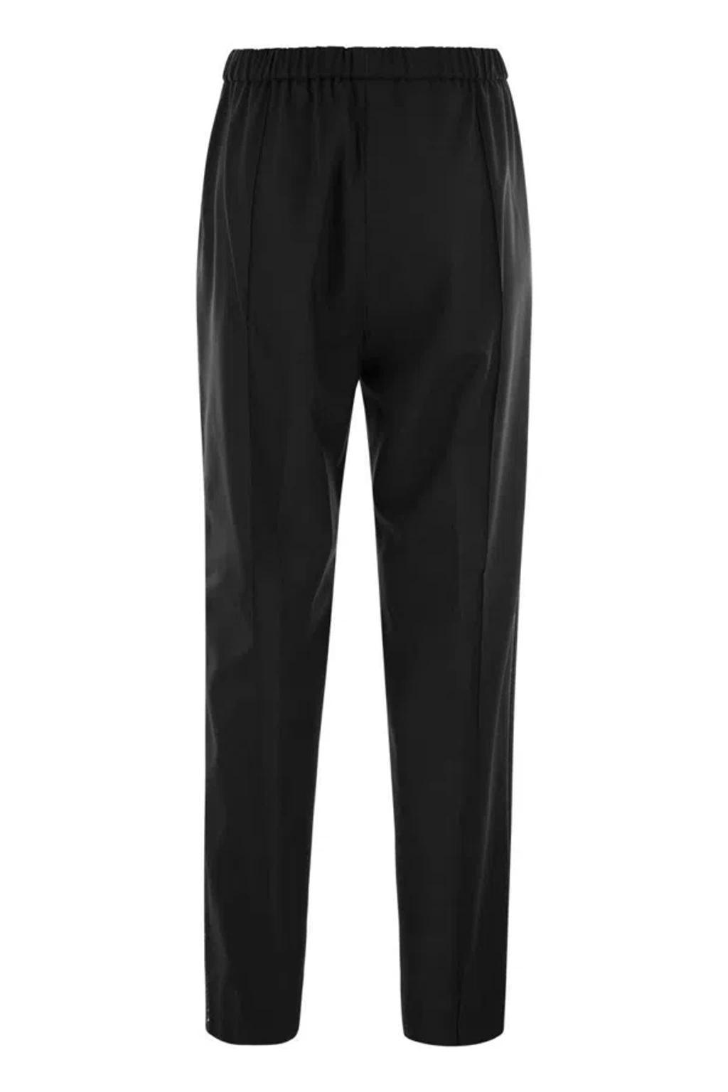 FABIANA FILIPPI Cool Wool Jogging Trousers In Grey Product Image
