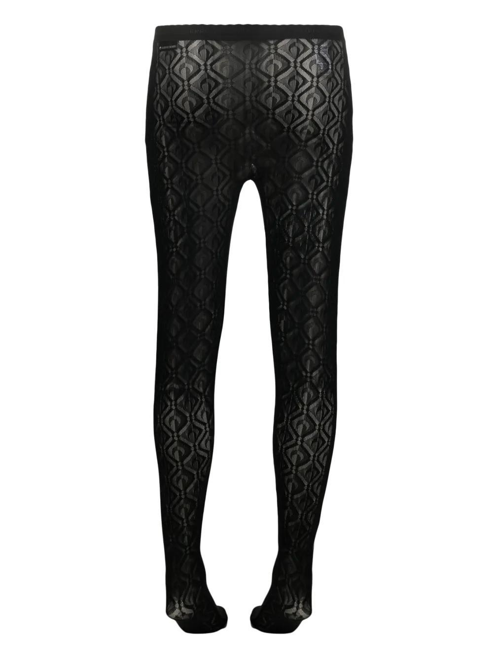 Moon Diamant mesh jacquard tights Product Image
