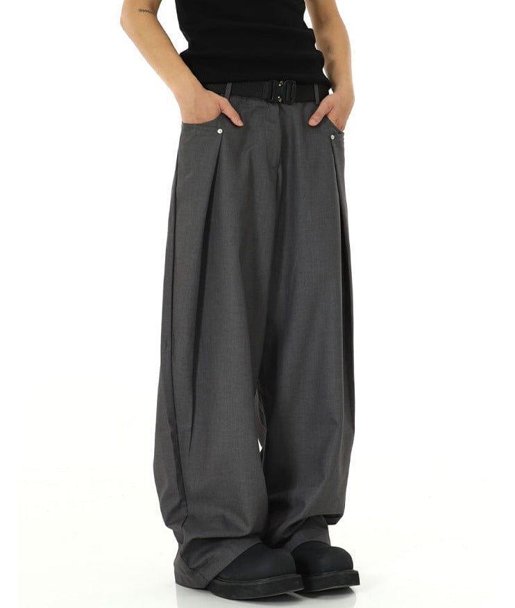 RT No. 9761 FOLDED WIDE PANTS Product Image