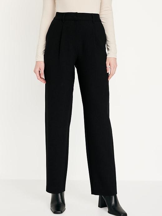 Extra High-Waisted Relaxed Slim Taylor Pants Product Image