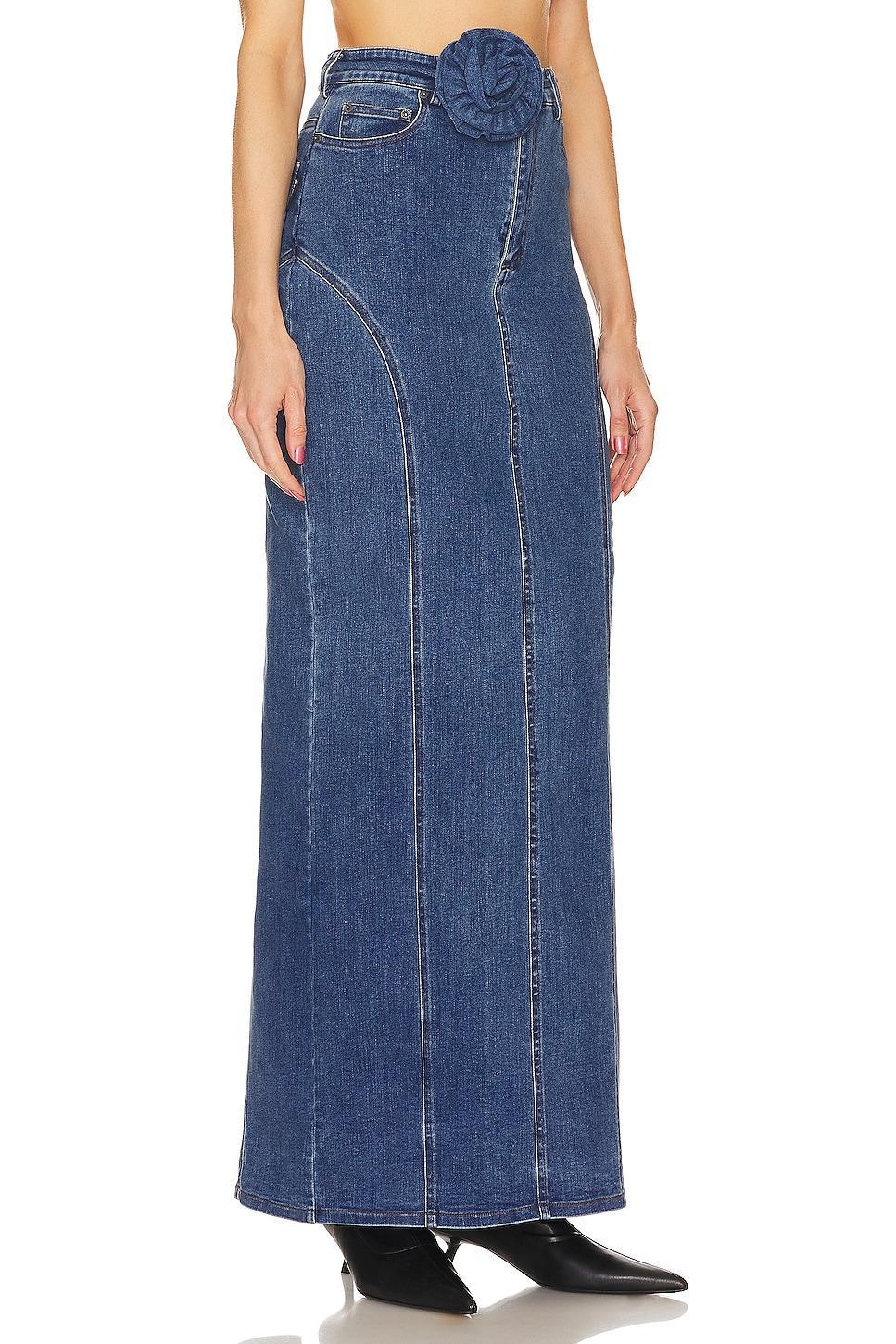 Stretchy Maxi Skirt ROTATE Product Image
