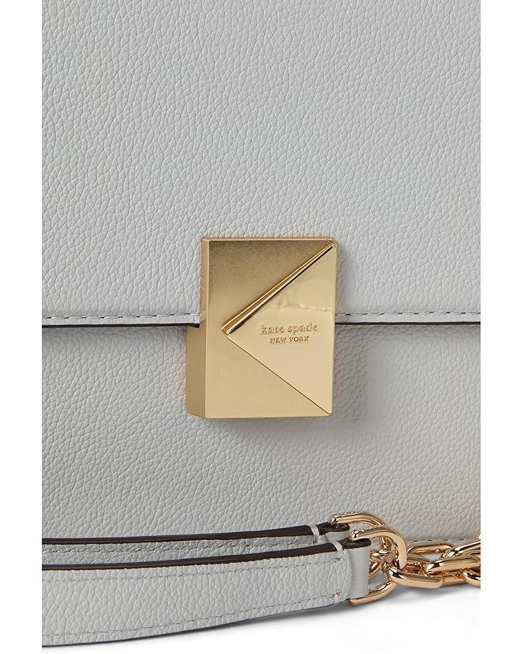 Tribeca Pebbled Leather Mini Flap Chain Crossbody Product Image