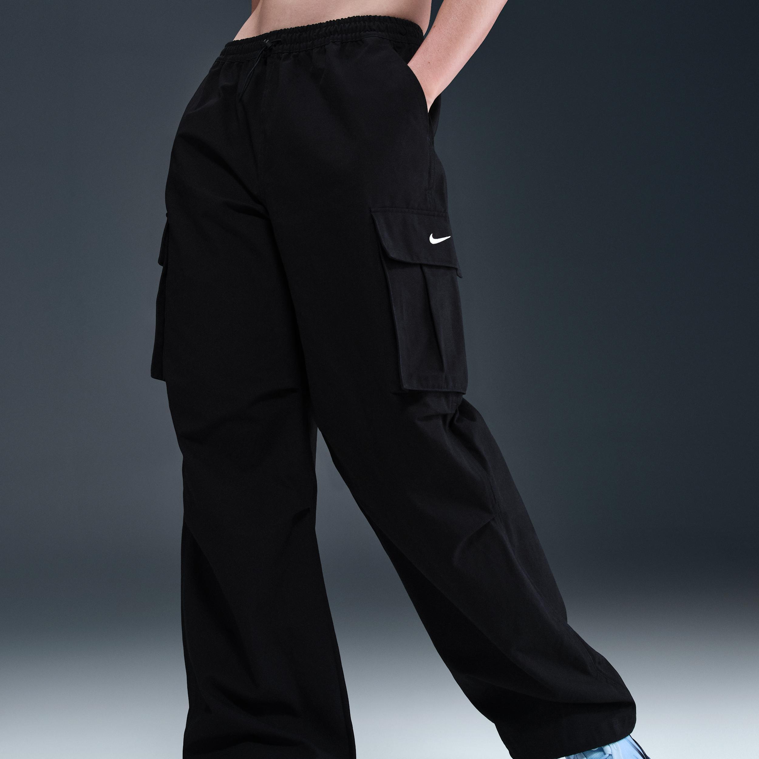 Nike Sportswear Women's Mid-Rise Oversized Woven Cargo Pants Product Image