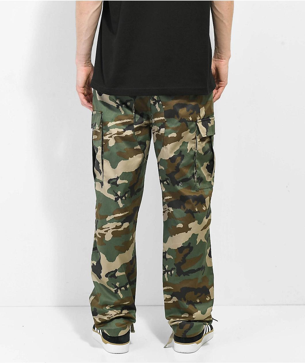 Empyre Loose Fit Camo Cargo Skate Pants Product Image