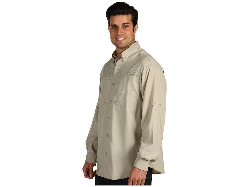 Men's Columbia PFG UPF 40 Tamiami™ II Long Sleeve Button-Down Shirt, Size: Medium, Blue Product Image