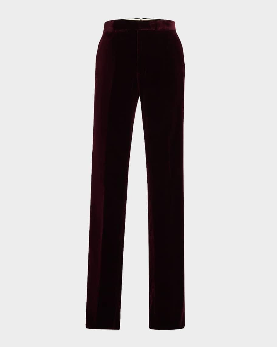 Mens Gregory Hand-Tailored Velvet Trousers Product Image