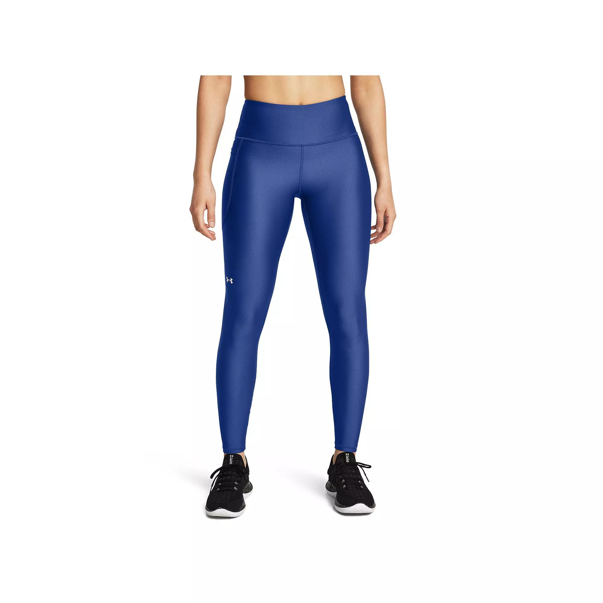 Women's Under Armour Tech High-Waisted Leggings, Size: XS Tall, Tech Blue Product Image