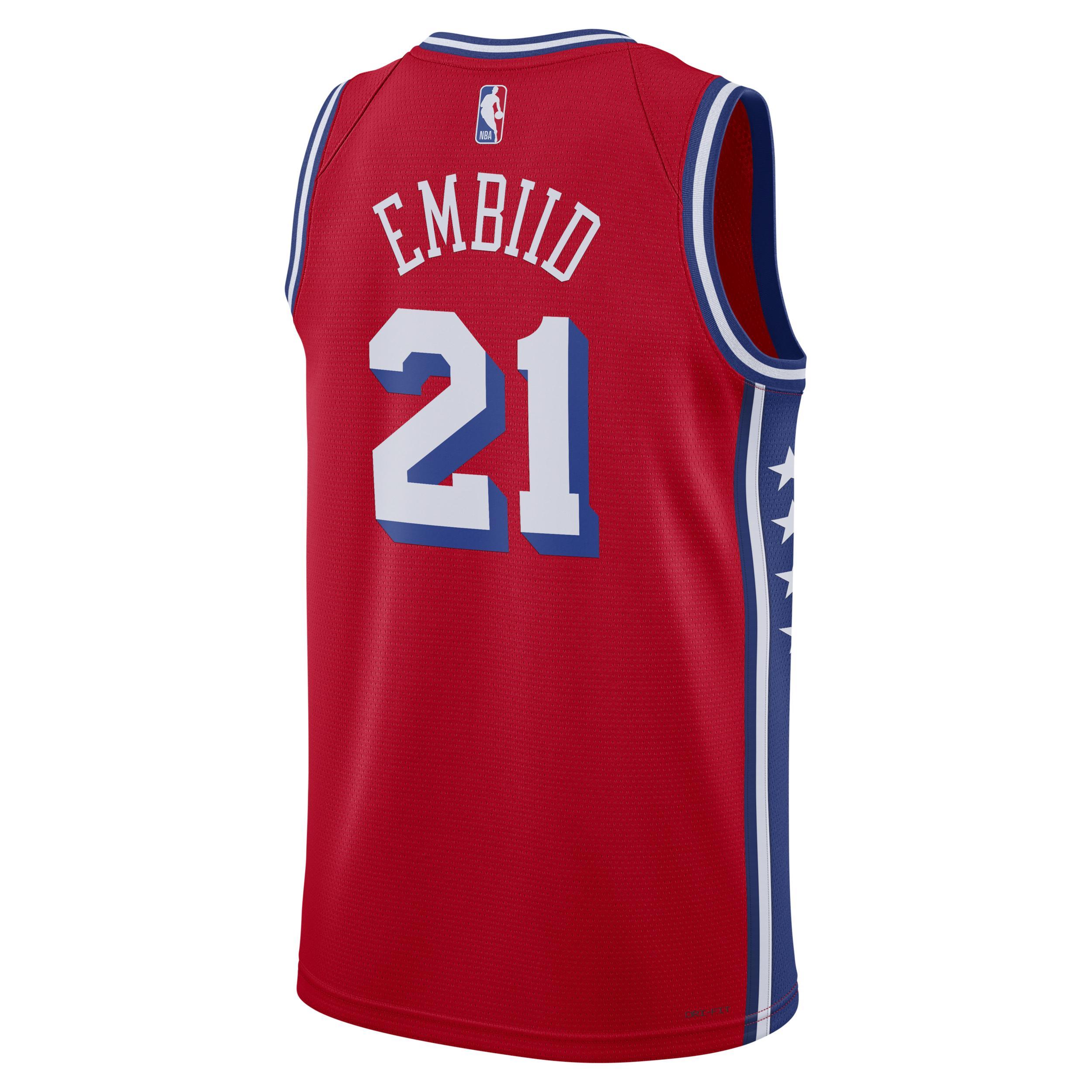 Men's Philadelphia 76ers Statement Edition Jordan Dri-FIT NBA Swingman Jersey Product Image
