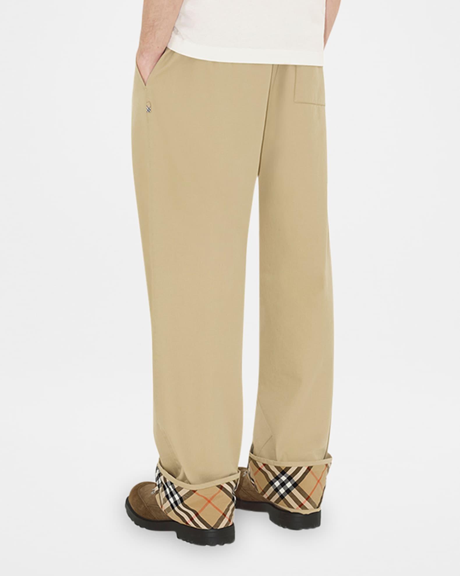 Men's Griffin Check-Cuff Relaxed Fit Trousers Product Image