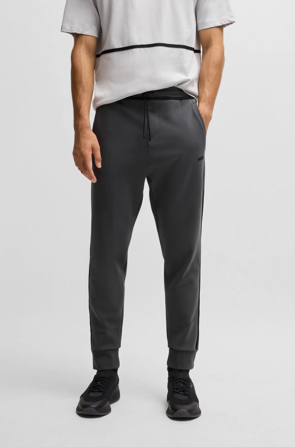 Boss Tracksuit Bottoms with Tape and Logo Product Image