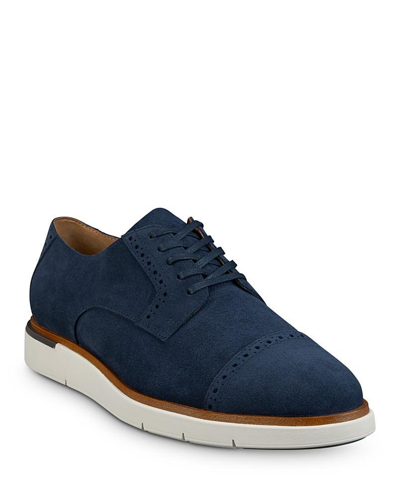 Mens Caleb Leather Cap-Toe Sneakers Product Image