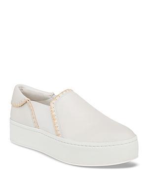 Vince Warren Slip-On Platform Sneakers Raffia) Women's Shoes Product Image