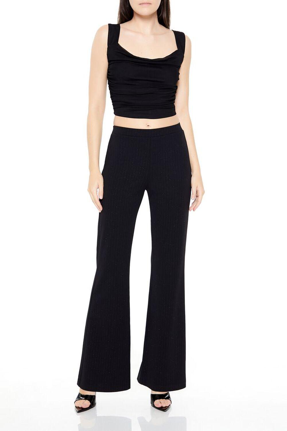 Mid-Rise Flare Pants | Forever 21 Product Image