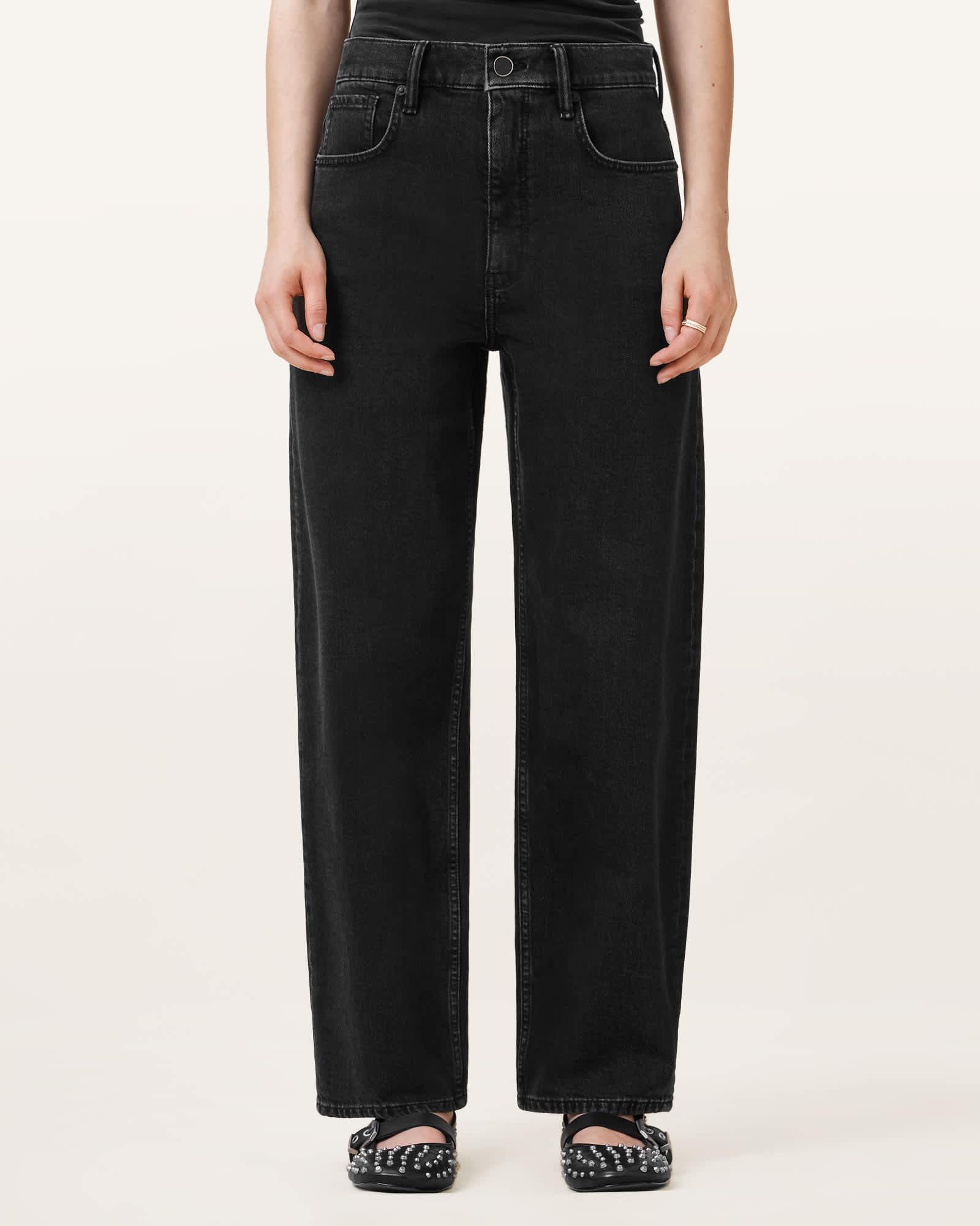 Sadie Barrel Leg Denim Jeans Product Image