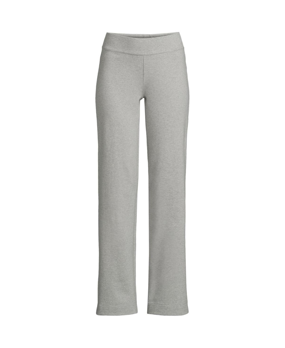 Plus Size Lands' End Starfish Pull-On Straight-Leg Pants, Women's, Size: 1XL, Green Moss Product Image