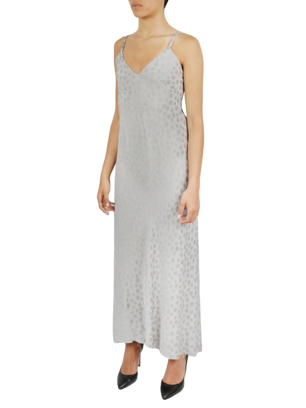 Tonal Patterned Charmeuse Dress Product Image