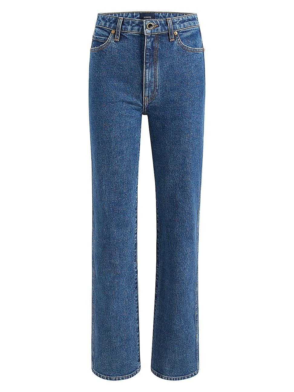 Womens Danielle Slim-Fit Mid-Rise Jeans Product Image
