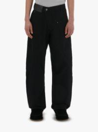 TWISTED WORKWEAR DENIM JEANS in black | JW Anderson US  Product Image