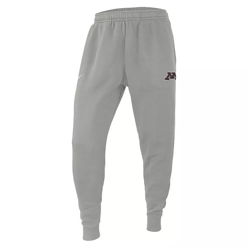 Men's Pewter Minnesota Golden Gophers Changeover Club Fleece Jogger Pants, Size: XL, Charco Product Image