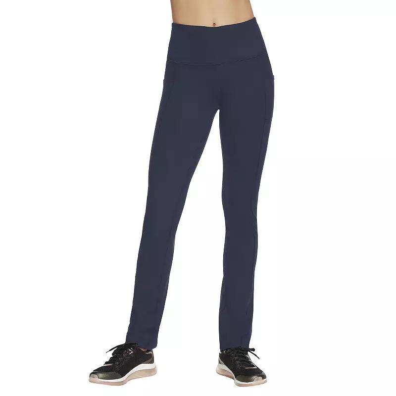 Petite Skechers® GOWALK JOY High Waist Pants, Women's, Size: XXL Petite, Blue Iris Product Image
