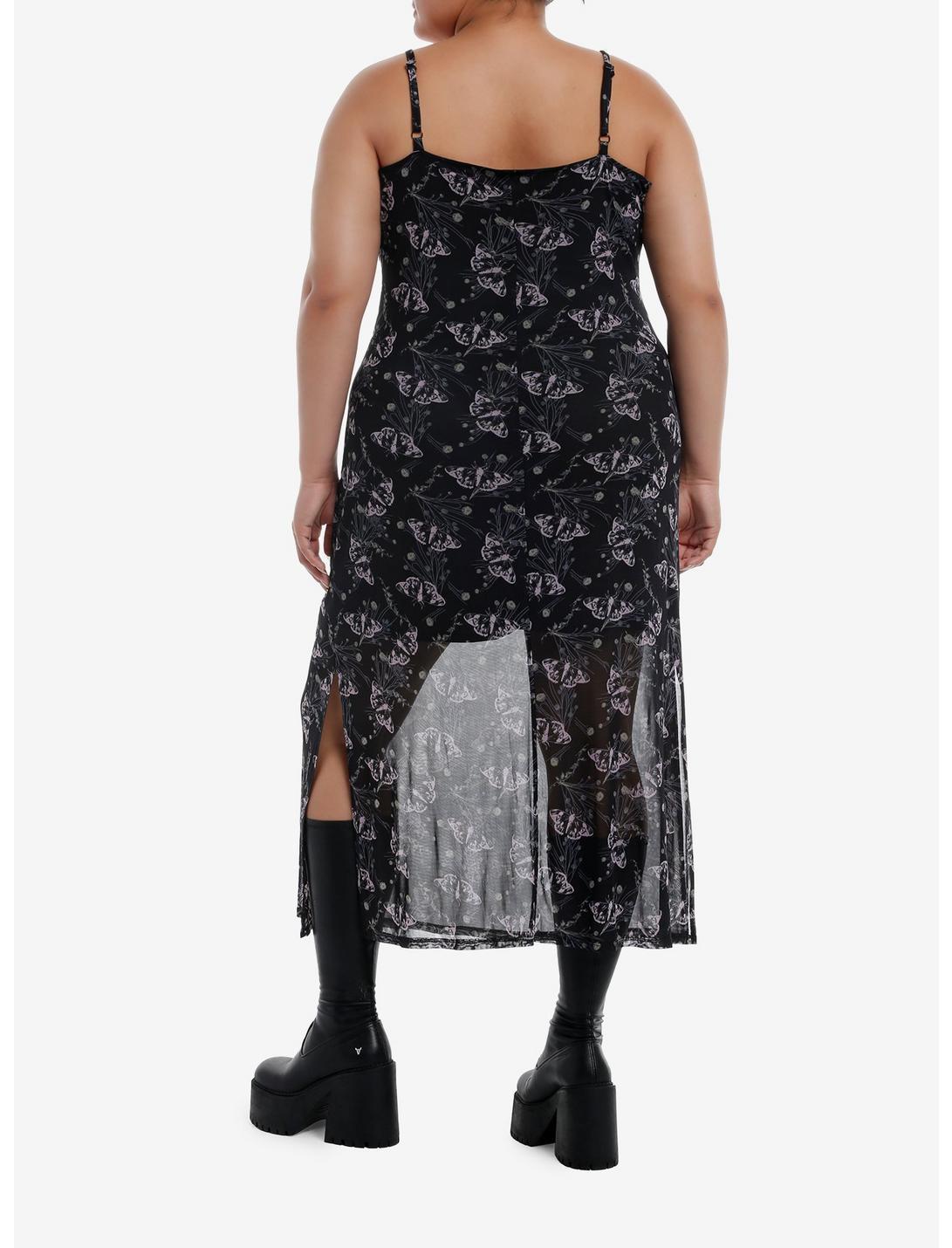 Social Collision Butterfly Floral Maxi Cami Dress Plus Size Product Image