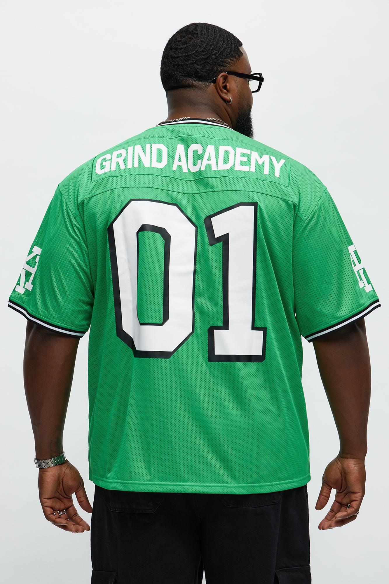 Short Sleeve Grind Academy Jersey - Green Product Image