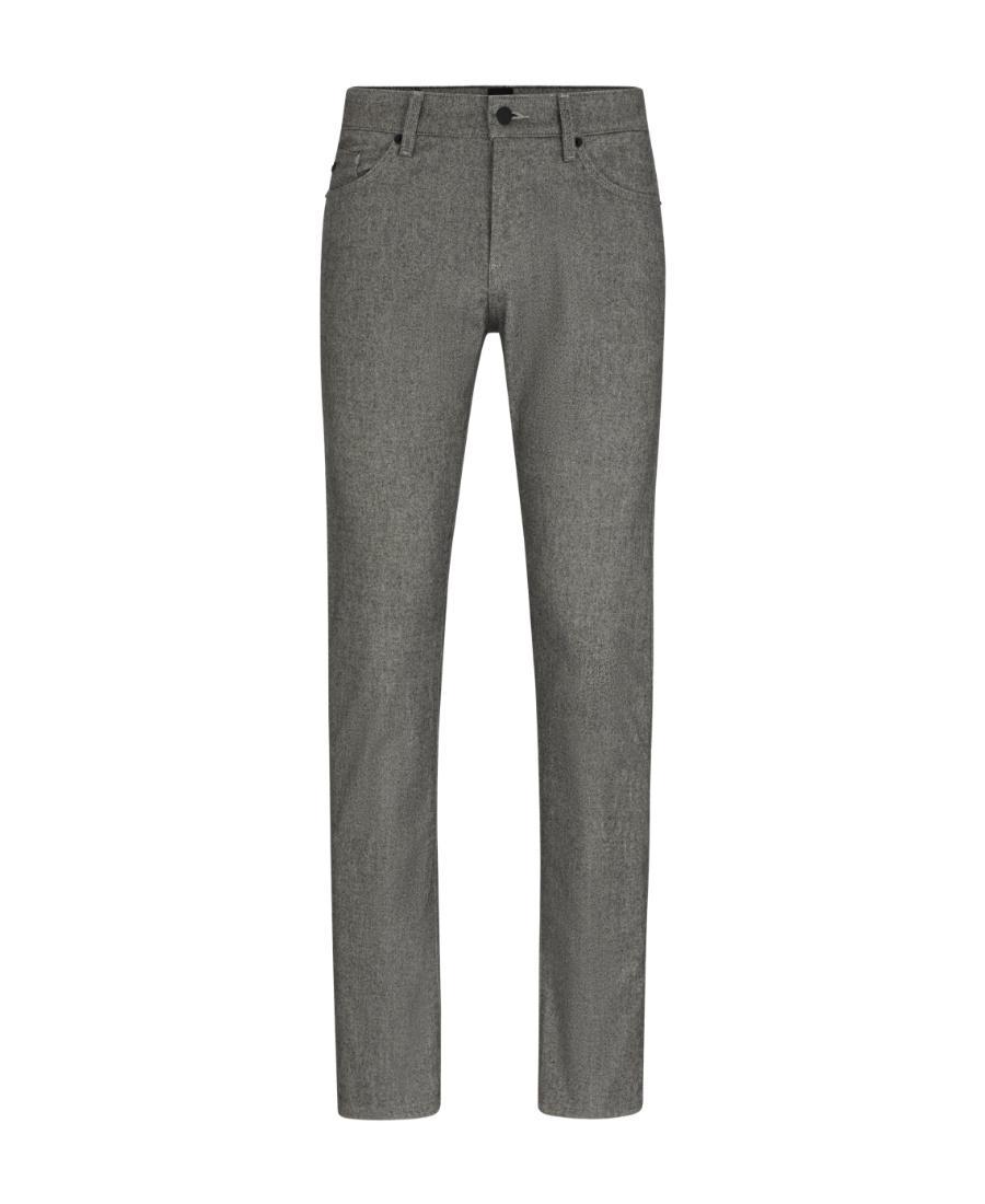 HUGO BOSS Brushed Denim Jeans In Gray Product Image