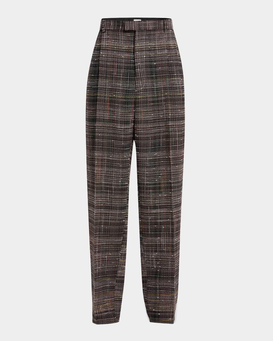 Mens Multicolor Knotted Trousers Product Image