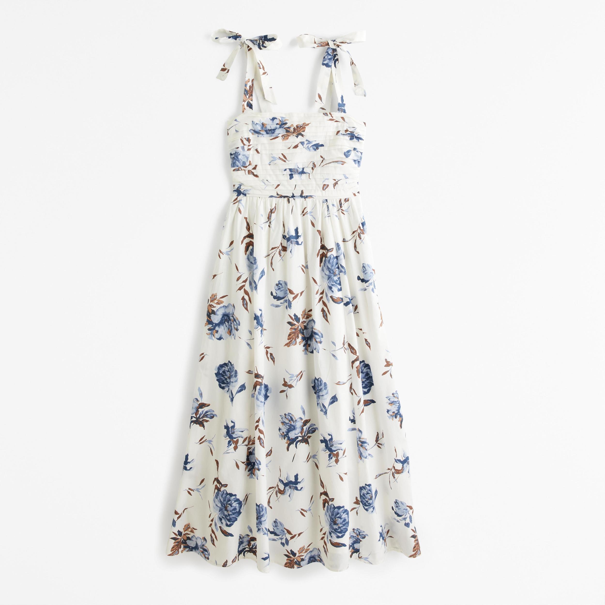 The A&F Emerson Tie-Strap Maxi Dress Product Image