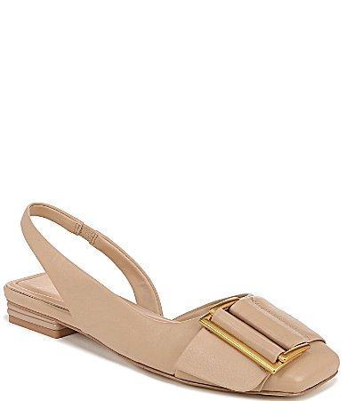 Sarto by Franco Sarto Tracy Leather Slingback Flats Product Image