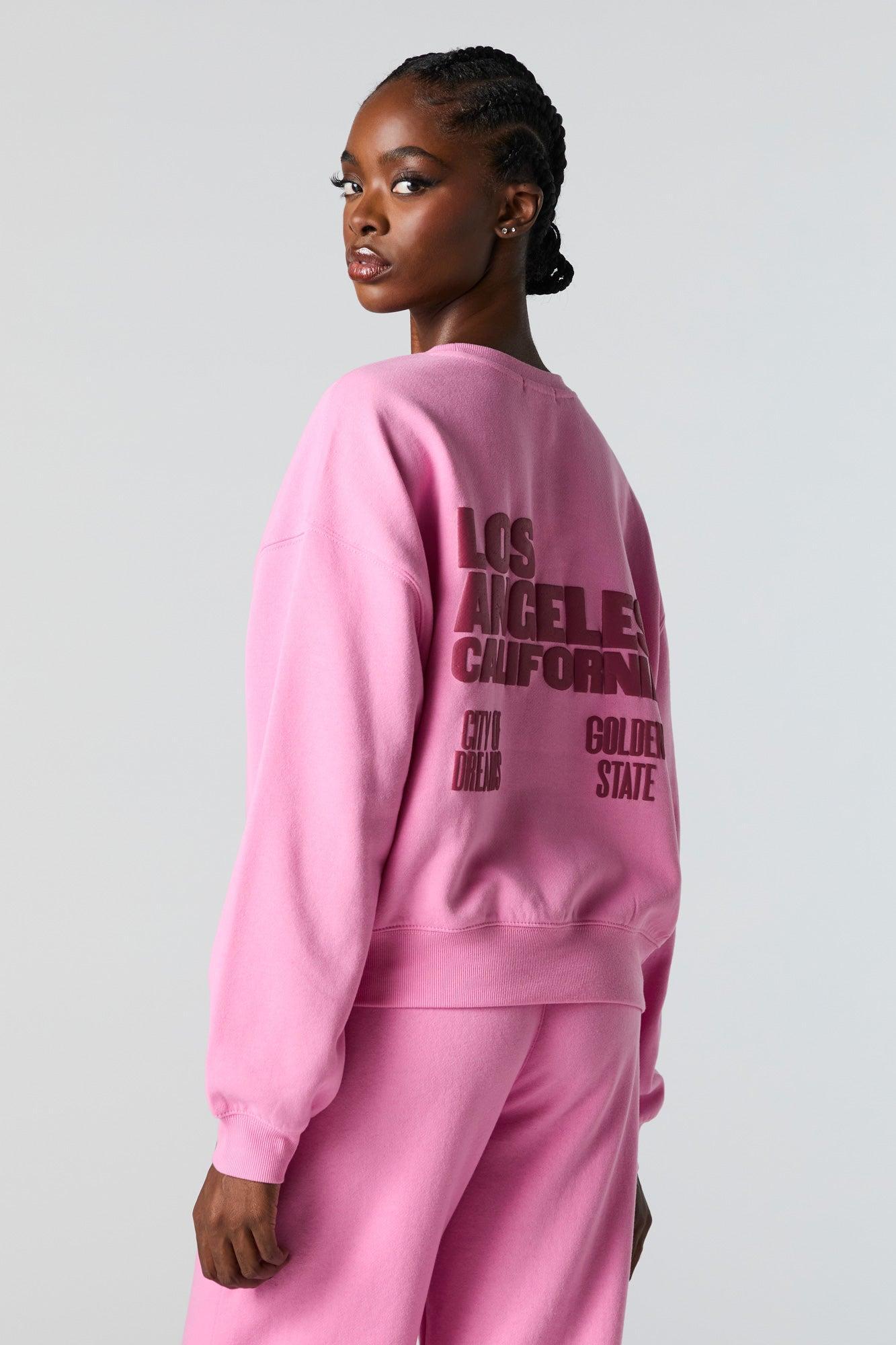 Destination Twill Embroidered Fleece Sweatshirt Female Product Image