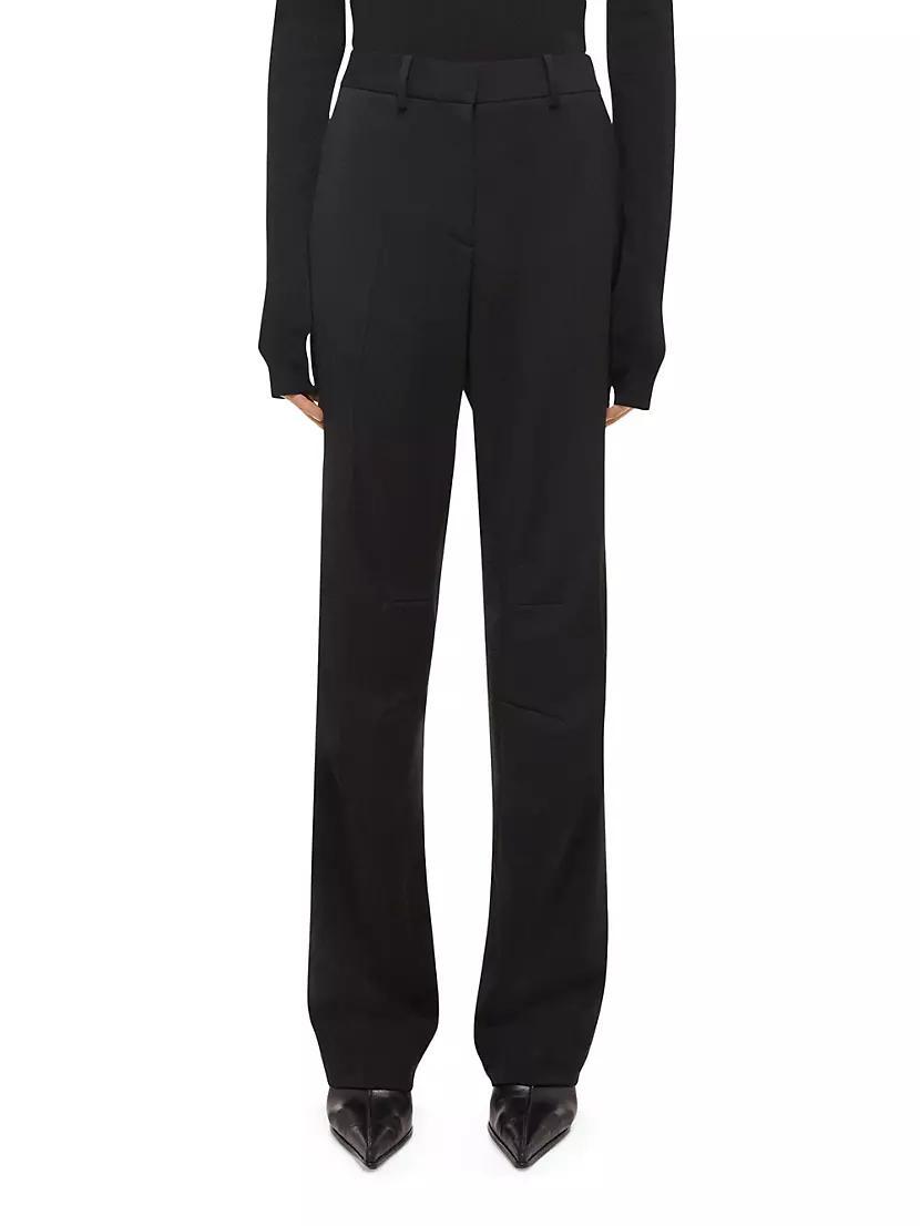 Curve Car Wool Trousers Product Image