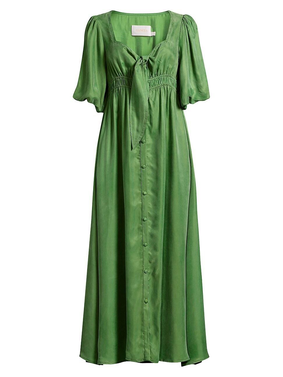 Womens Cerie Tie-Front Maxi Dress Product Image